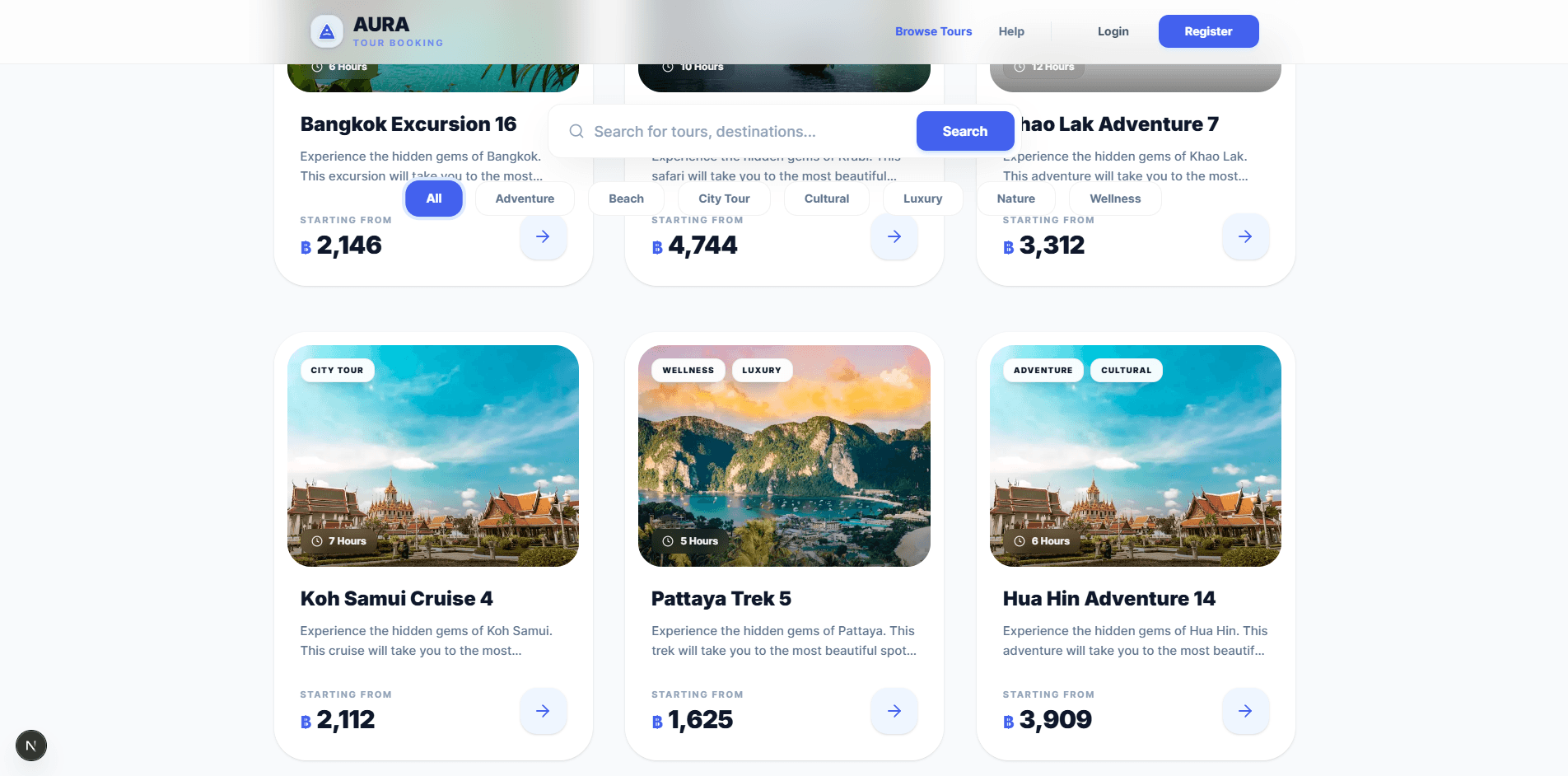 Aura Tour Booking Customer - image 2